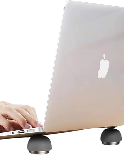 Laptop Cooling Stand,Ergonomic Laptop Cooling Pad Small Invisible Cooler Ball Portable Magnetic Laptop Cooler Stand for Computer