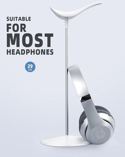 Lamicall Headphone Stand, Desktop Headset Holder - Desk Earphone Stand, for All Headsets Such as Airpods Max, HyperX Gaming Headphones, Beats/Sennheiser Music Headphones