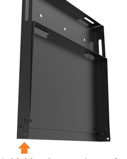 JINGCHENGMEI Universal Mount Computer Wall Mount 10" H x 6" W x 10" D, Adjustable Strap Mount for CPU, UPS, Computer Cases or Other Electronic Devices