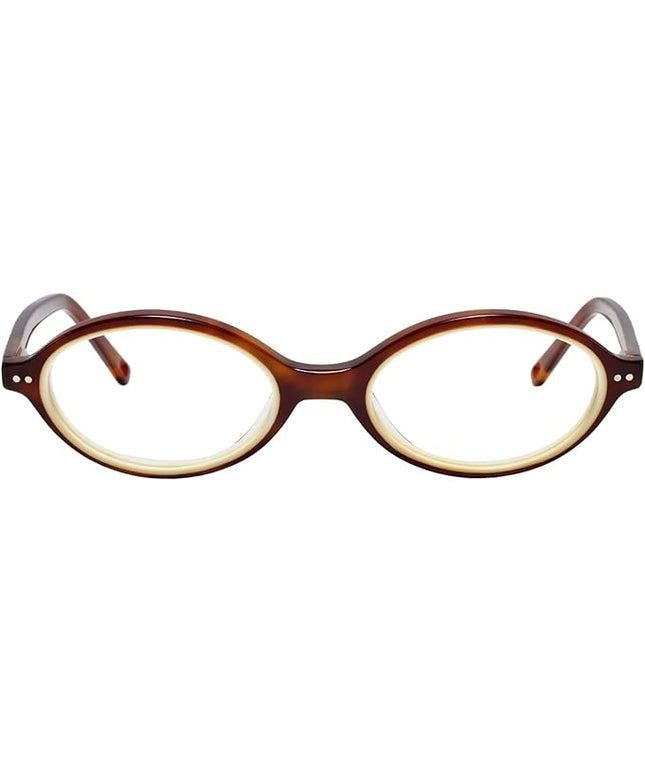 TIJN Olisa Blue Light Blocking Glasses for Women Men,Oval Glasses Frame Bluelight Glasses for Gaming/Computer/Screen