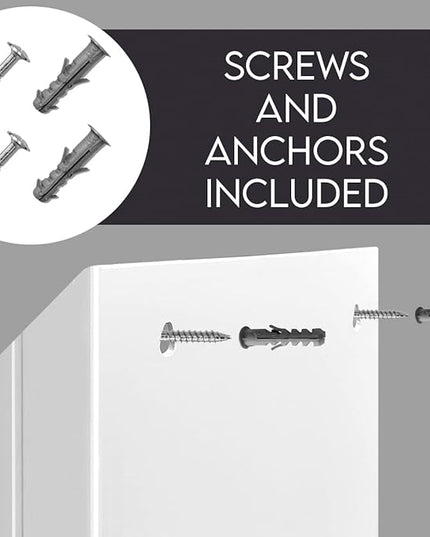 Acrimet Vertical Triple File Folder Holder Organizer, File Sorter (Plastic) (White Color)