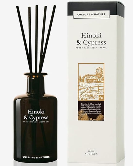 CULTURE & NATURE Pure Grade Essential Oil Diffuser (Hinoki & Cypress)