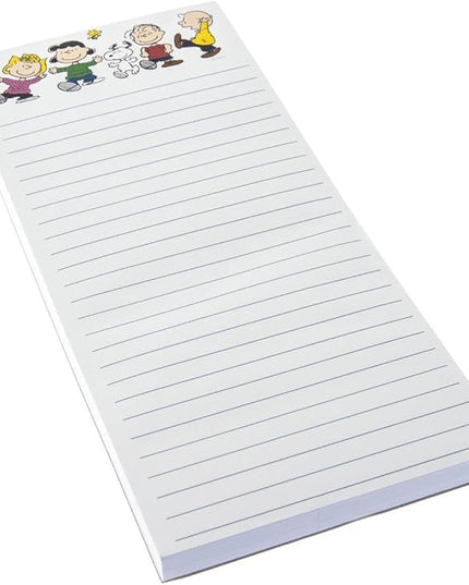 Graphique Magnetic Notepad - Peanuts Gang Grocery and Shopping List - Fun Decorative To-Do List - Perfect House Warming Gifts - 100 Tear off Sheets (4" x 9.25" x .5")