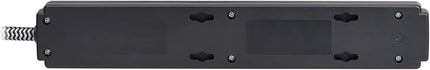 Eaton Tripp Lite Series 6-Outlet Surge Protector Power Strip, Flat Plug 10ft Braided Extension Cord, 1200 Joules, 15A Circuit Breaker, Lifetime Manufacturer's Warranty & $10,000 Insurance (TLP610DB)