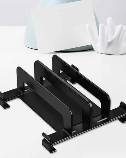 Vertical Laptop Stand Holder, Laptop Holder with Adjustable Dock, 3 in 1 Computer Stand Desktop Laptop Holder for Laptop/Tablet