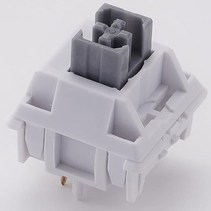 WS Grey Tactile Mechanical Keyboard, 5 Pin Pre-Lubed Quiet Tactile Switches for Mechanical Gaming Keyboard (35pcs)