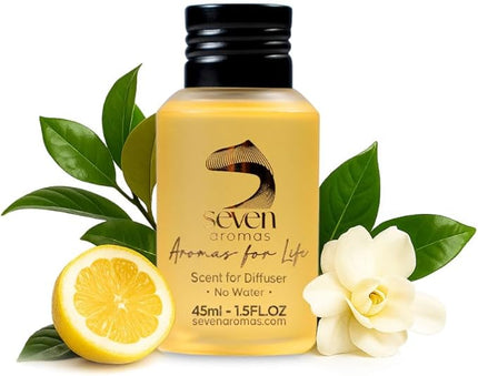 SevenAromas Hotel Scent Diffuser Oil, Luxury Hotel-Inspired Essential Oil for Aromatherapy & HVAC Diffusers – Premium Dropper Bottle - 45 ml 1.52 FL oz (Soft Rain)