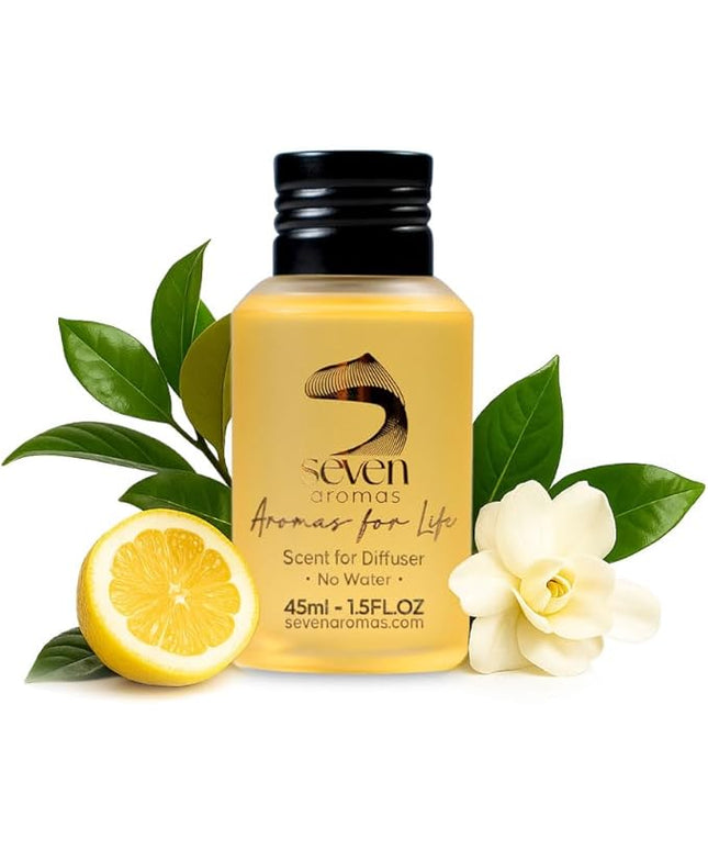 SevenAromas Hotel Scent Diffuser Oil, Luxury Hotel-Inspired Essential Oil for Aromatherapy & HVAC Diffusers – Premium Dropper Bottle - 45 ml 1.52 FL oz (Soft Rain)