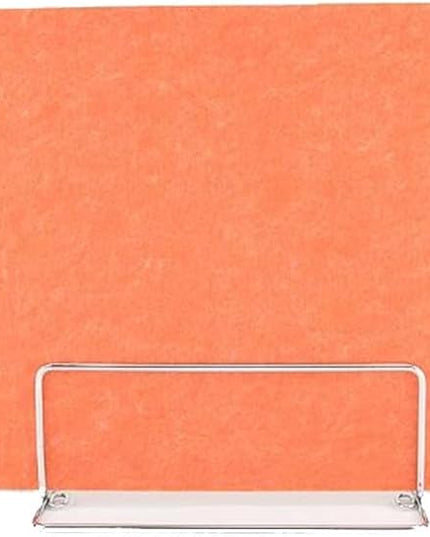Soundproof Desk Partition,Acoustic Desk Privacy Divider 2 Pack Purple 30X100Cm Freestanding Noise Reducing Panel for Table Standing Soundproof Desktop Office and Classroom Pri,Orange,30X120Cm