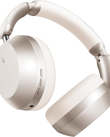 Wentronic Y04 Bluetooth Headphones Active Noise Cancelling Wireless Over Ear Headphones 48 Hours Playtime High Sound Quality Foldable Headphones with Soft Ear Cushion for Travel - Starlight