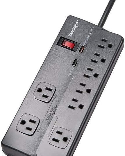 Kensington Guardian 8-Outlet, 6-Feet Cord, & 1080 Joules Premium Surge Protector (K38218NA)