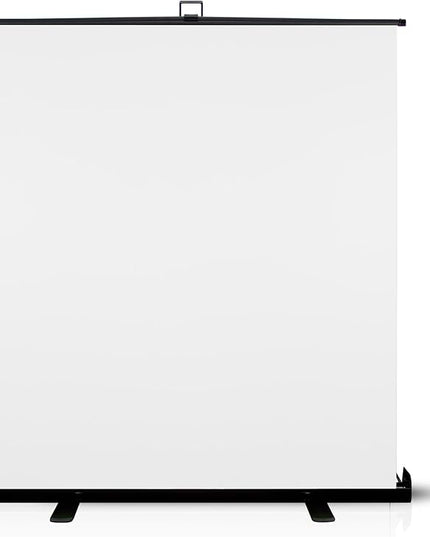 KHOMO Gear 62-Inch White Screen Backdrop – Collapsible & Portable Photography Background for Streaming, Video Calls, Zoom & Studio – Wrinkle-Resistant, High-Density Fabric, Easy Setup