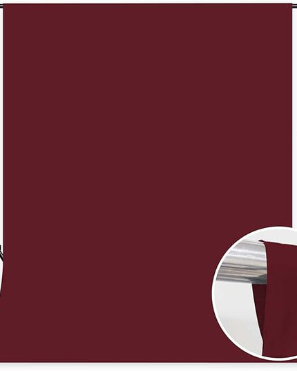 Photo Backdrop Wine Red Background Cloth Professional Photography 5x7ft Seamless Design to Eliminate Wrinkles Wedding Luxury Theme Decoration Art Exhibition Gallery Display