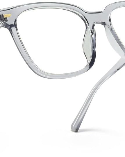 PANNER Oversized Square Blue Light Blocking Glasses for Women Men Anti Glare Reduce Eyestrain Computer Glasses