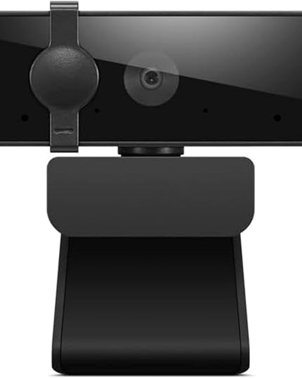 Lenovo 310 FHD Webcam, 1080p, FHD Resolution @30 FPS, Plug-and Play USB Connectivity, 1.8M Cable, 2 Integrated Microphones, External Privacy Shutter, Black