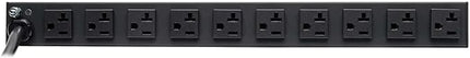 Tripp Lite 12-Outlet Rackmount PDU Isobar Surge Protector Power Strip, 20A, 3840 Joules, 15ft Cord with 5-20P Plug, 1U Rack-Mount, Lifetime Manufacturer's Warranty & $25,000 Insurance (IBAR12-20ULTRA)