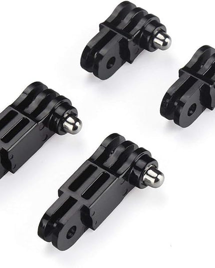 HSU Adjust Arm Straight Joints Mount, Long and Short Same Direction Straight Joints Mount for GoPro Hero 13 12 11 10 9 8 7 6 5 4 3 3+ 2 1, AKASO Campark and Other Action Cameras
