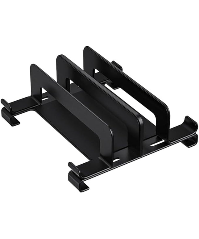 Vertical Laptop Stand, Compatible Desktop Laptop Holder, Adjustable Notebook Dock, 3 in 1 Computer Stand for Laptop/Tablet