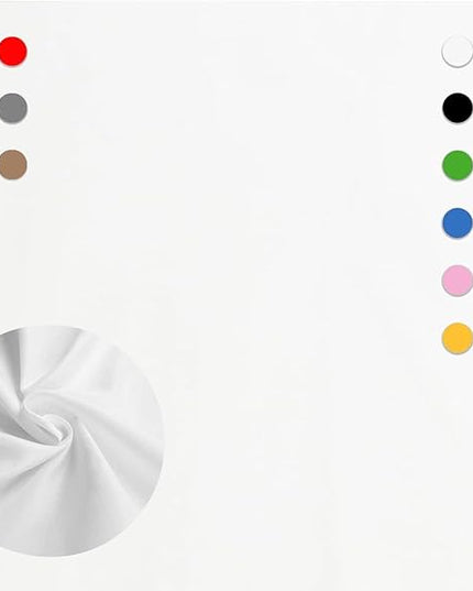 10x20 Ft White Backdrop Background for Photography Photo Booth Backdrop for Photoshoot Background Screen Video Recording Parties Curtain
