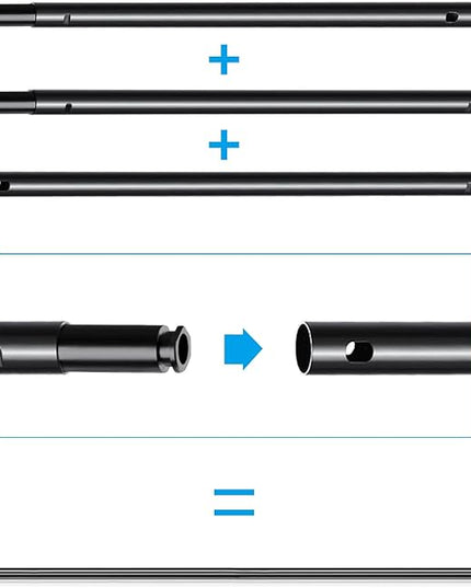 SLOW DOLPHIN Photo Video Studio Triple Crossbar 10 (W) x 8.5 (H) ft Adjustable Photography Backdrop Background Support Stands, with Mounting Bracket and 6 Pcs Spring Clamp, Carry Bag