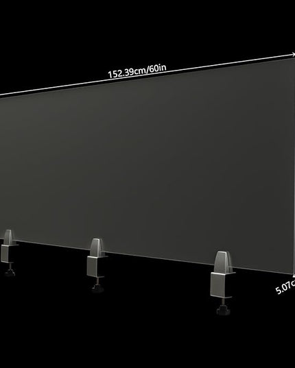 Desk Divider for Students and Desk Privacy Panel, 60 * 22 * 2In Acrylic Desk Partition, Office Partitions and Ideal Cubicle Light Shield for Office/Classroom Cubicle