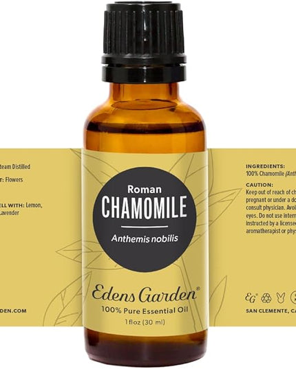 Edens Garden Chamomile- Roman Essential Oil, 100% Pure Therapeutic Grade (Undiluted Natural/Homeopathic Aromatherapy Scented Essential Oil Singles) 30 ml