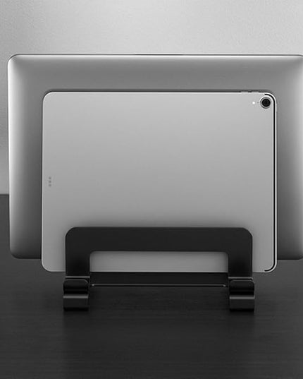 Vertical Laptop Stand Holder, Laptop Holder with Adjustable Dock, 3 in 1 Computer Stand Desktop Laptop Holder for Laptop/Tablet