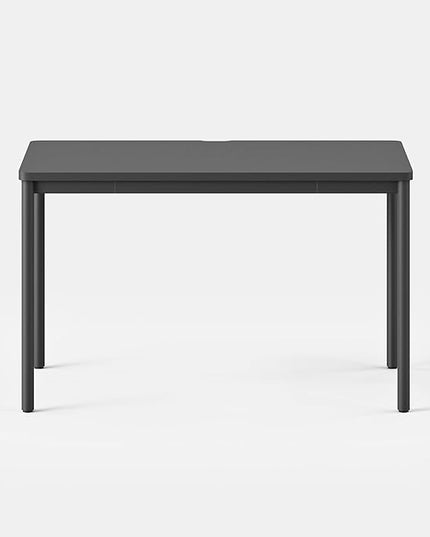 Branch Daily Desk - Functional at Home Office Desk with Effortless Assembly, Timeless Design, Rounded Corners, and Built-in Cable Notch - 36” W x 28.5” H x 24” D - Charcoal Work Table