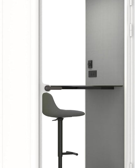 Quiet Meeting Pod with Acoustic Panels, Office Soundproof Room with Furniture, Portable Removable Working Booth for Private Phone Calling, Study, Individual Seater Personal Office H92in W43in D40in