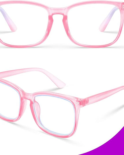 VISOONE Blue Light Blocking Glasses Square with Anti Computer Glare for Gaming Women and Men MONTANA