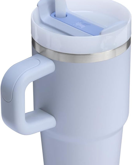 STANLEY Quencher H2.0 Tumbler with Handle and Straw 20 oz | Flowstate 3-Position Lid | Cup Holder Compatible for Travel | Insulated Stainless Steel Cup | BPA-Free | Dew Drop