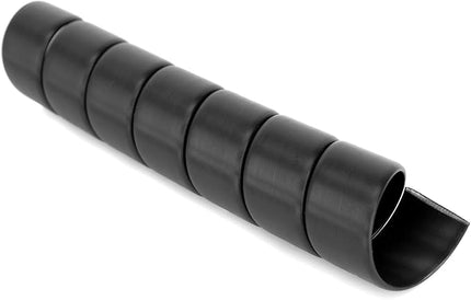 Caplugs SPPC Series – Safeplast Safe-Spiral Pre-Cut Spiral Wrap, Hose & Cable Protector, Black HD-PE, 0.50" OD x 25' Pre-Cut Length, Hydraulic & Pneumatic Hoses (12PC25bk)