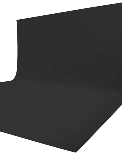 ISSUNTEX 6X9 ft Background Muslin Backdrop, Photo Studio, Collapsible High Density Screen for Video Photography and Television-Black