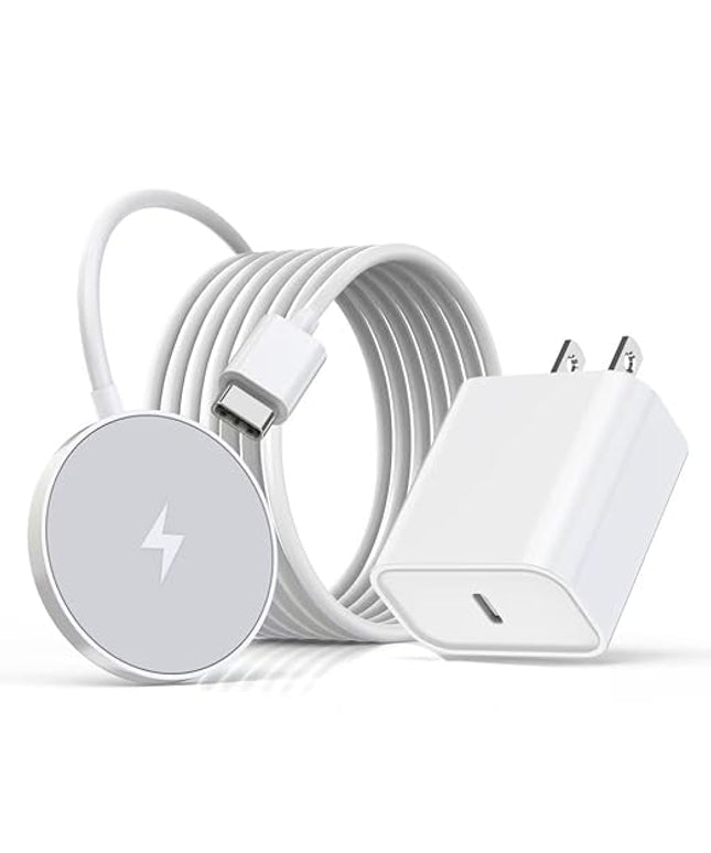 [Apple MFi Certified] iPhone 17 Magnetic Charger,6FT USB C i Phone 17 Wireless Charging Pad & Fast PD USB C Charging Block,Fast iPhone Mag-Safe Charger for iPhone 17/16 Pro/Pro Max/15/14/13/12 Series