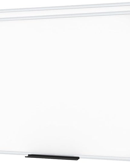 VIZ-PRO Large Magnetic Dry Erase White Board for Wall, 96 X 48 inches, Pack of 2, 8' x 4' Aluminum Framed Whiteboard with Marker Tray for School Office Home