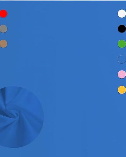 10x8 Ft Polyester Blue Photo Backdrop for Photoshoot Background for Photography Screen Video Recording Blue Screen Photo Background Streaming Video Shooting Backdrop