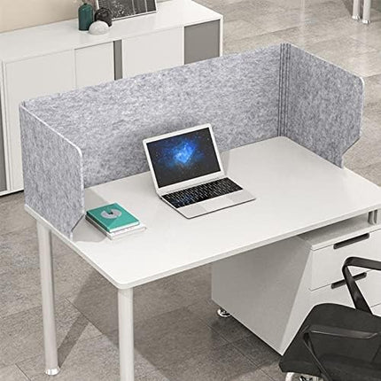 3 Panel Soundproof Desk Partition Divider for Privacy and Concentration Portable Folding Acoustic Shield Reduces Noise and Visual Distractions