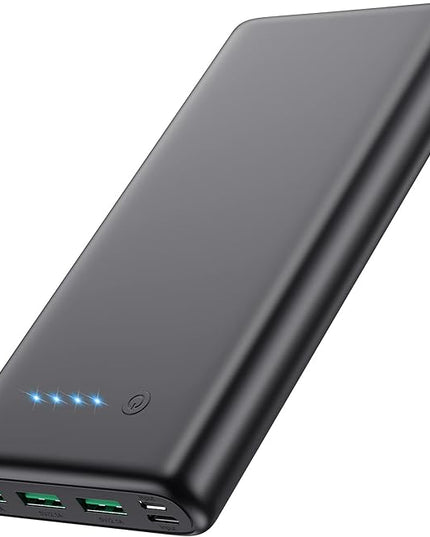 Portable Charger 36800mAh Power Bank,PD Fast Charging USB C External Battery Pack,4 Outputs 2 Inputs Travel Essentials Portable Phone Charger for iPhone 17/16/15/14/13/12,Galaxy S24 Android Phone etc