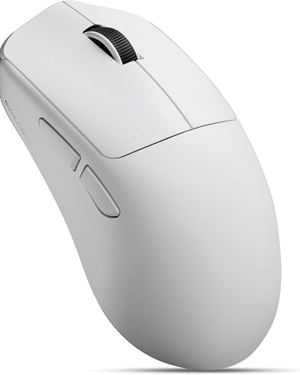 EWEADN X23Pro Wireless Gaming Mouse, PAW3311 Sensor, 49g Lightweight Mouse, 12000 DPI, 2.4G/BT5.0/USB-C Rechargeable Wireless Mouses with 6 Programmable Buttons for Laptop/PC/Mac, White