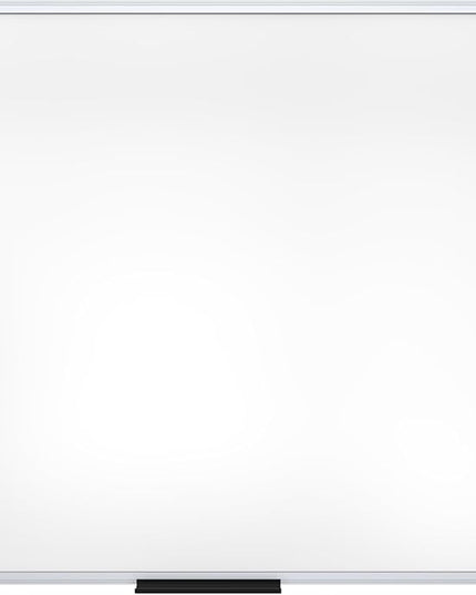VIZ-PRO Dry Erase Board/Magnetic Whiteboard, 48 x 48 Inches, Large Wall Mounted Board for School Office and Home 4' x 4'