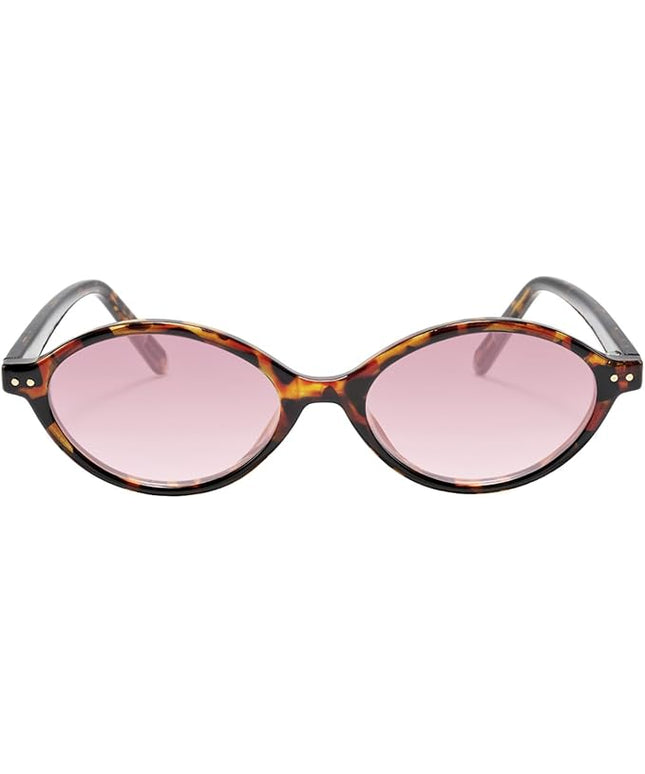 TIJN Olisa Blue Light Blocking Glasses for Women Men,Oval Glasses Frame Bluelight Glasses for Gaming/Computer/Screen
