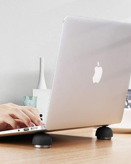 Ergonomic Laptop Cooling Pad - Portable Magnetic Cooler Stand for Laptop Computer