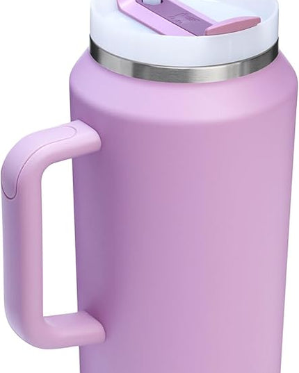 STANLEY Quencher H2.0 Tumbler with Handle & Straw 64 oz | Flowstate 3-Position Lid | Large Capacity for Travel & Sports | Insulated Stainless Steel Cup | BPA-Free | Lilac