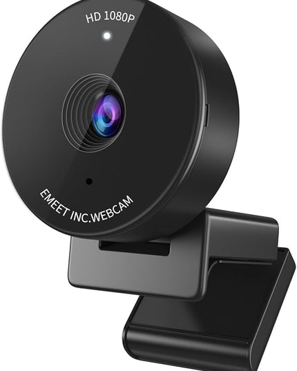 EMEET C950 Webcam for PC, 1080P Webcam with Microphone&Privacy Cover, Auto Light Correction, 70° FOV for Personal Use, Plug&Play Web Cam Protect Data, Perfect for Office Professionals&Remote Workers