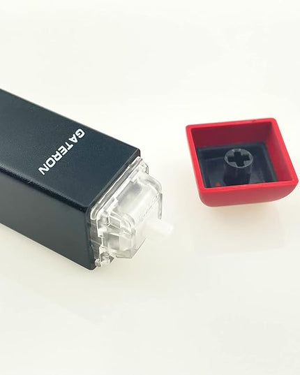 Gateron Keycap Puller V2 Tool for Mechanical Keyboard Keycap Removal Tool (Black)