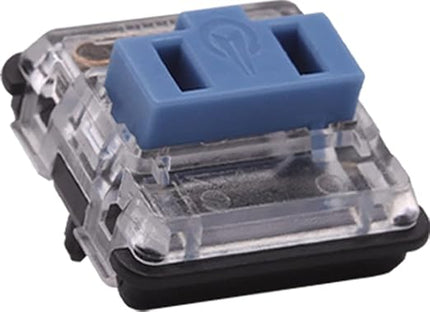 Kailh PG1350 Choc V1 Low Profile Keyboard Switches,5-Pin 20-70gf,Kailh Choc V1 Switch clicky&Linear and Tactile for Chocolate Mechanical Gaming Keyboard,Built-in LED Slot (Light Blue-35Pcs)