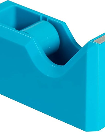 JAM PAPER Colorful Desk Tape Dispensers - Blue - Sold Individually
