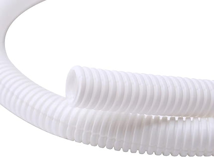 Alex Tech 50ft - 1/4 inch Split Wire Loom Tubing - White
