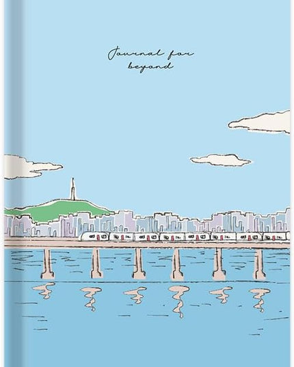 Monolike Journal For Beyond Seoul Today’s Season Hardcover Lined Notebook, Hangang River - Hardcover, Academic, Journal, Diary, 192pages