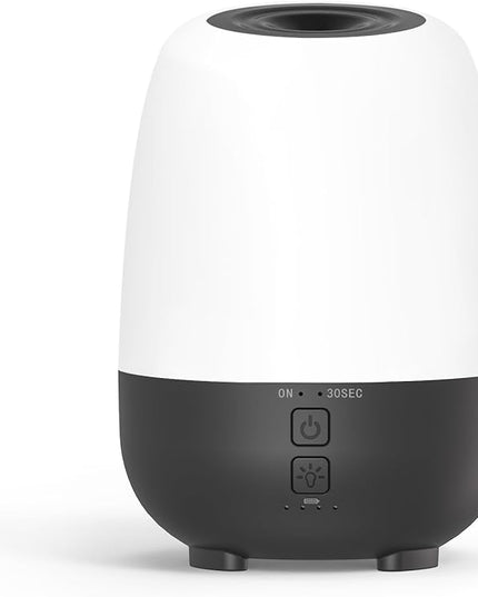 SEEDSEEL 150ML Rechargeable Battery Powered Essential Oil Diffuser, Cordless Portable Aromatherapy Diffuser,7-Hour Run time, 7-Color LED Lights